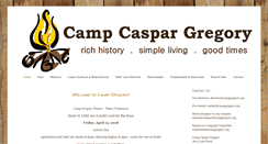 Desktop Screenshot of campgregory.org